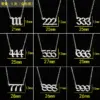 Wholesale Jewelry Fashion Number 201 Stainless Steel 18K Gold Plated Plating Stainless Steel Necklaces