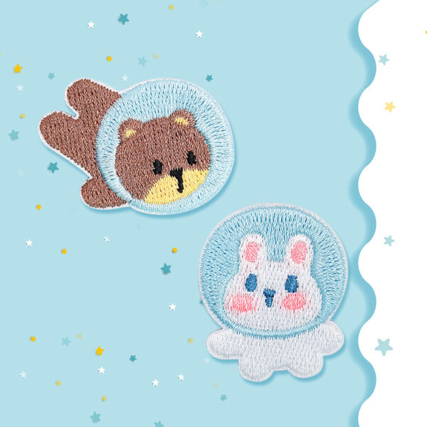 oly-6970bfa2866903fa2a363e42d4cf87ab Wholesale Computer Embroidered Animal Planet Cartoon Embroidered Cloth Stickers Self-adhesive Tapes Embroidered Bags Decorative Clothes Patch Stickers