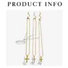 Wholesale Jewelry Modern Style Classic Style Cross Titanium Steel Plating Pendant Necklace