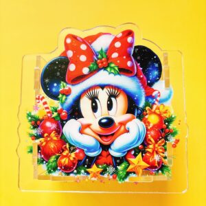 B273-christmas mickey head pen holder
