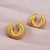 Wholesale 1 Pair Fashion U Shape Stainless Steel Plating Earrings