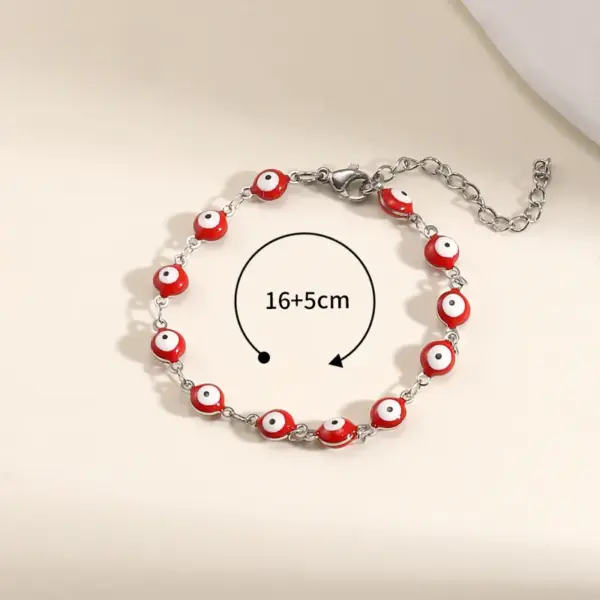 Wholesale Streetwear Eye 201 Stainless Steel Bracelets In Bulk