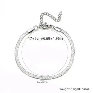 3mm Blade Chain / Steel Color