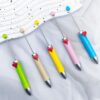 Wholesale in stock DIY love 7-color beaded pen able pen can be pressed to store refills for 7-color beaded pen