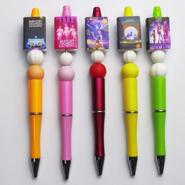 Wholesale 3D Book Beads Cartoon Character DIY Bead Pen