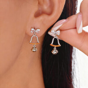 Bow and bell (white)