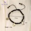 Wholesale XUPING Streetwear Cross 304 Stainless Steel 18K Gold Plated Artificial Gemstones Artificial Pearls Bracelets In Bulk