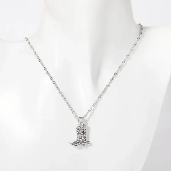 Wholesale Copper 18K Gold Plated Simple Style Plating Boots Earrings Necklace