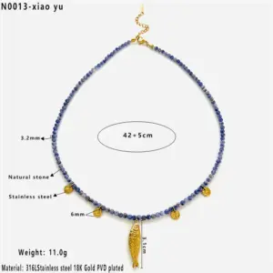 Small Fish Necklace / One Size / N0013