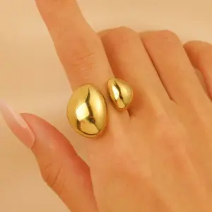 0918K Real Gold Water Drop 3959