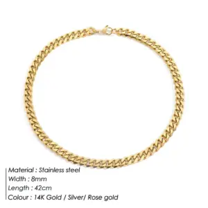 Gold 8mm-42cm-yx328 49
