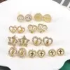 Wholesale Retro Cross Jesus Virgin Mary Earrings Female Copper Micro-set Zircon Earrings Wholesale