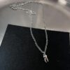 Wholesale 6/1 set alloy pendant necklace suit fashion punk jewelry women's whip fire heart teeth factory direct sale