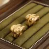 Wholesale 304 Stainless Steel Geometric PVD Coated 18K Gold Plated Casual Elegant Simple Style Waterproof Non Tarnish Plating Gold Silver Rings