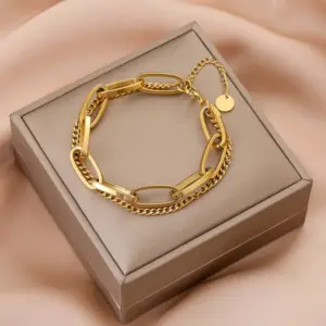 Double Layer Vintage Chain 5219