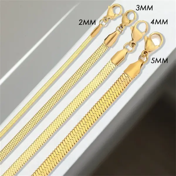 PVD Coated 14K Gold Real Gold Plated U Shape Stainless Steel Fashion Waterproof Non Tarnish 304 Stainless Steel Bracelets