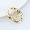 oly-6a5a6d59cc978f536dbcf8df58158ef9 Wholesale 201 Stainless Steel Round PVD Coated 18K Real Gold Plated 18K Gold Simple Style Waterproof Non Tarnish Plating Earrings