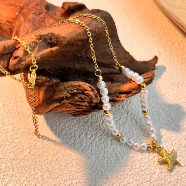 Wholesale PVD Coated Real Gold Plated 18K Gold Sun Star Butterfly 304 Stainless Steel Elegant Waterproof Non Tarnish 304 Stainless Steel Pendant Necklace