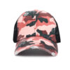 Wholesale Summer outdoor cap children's horsetail baseball net cap cotton camouflage sunscreen cap without CC label cap