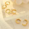 Wholesale PVD Coated 18K Gold Plated 18K Gold 304 Stainless Steel Fashion Earrings