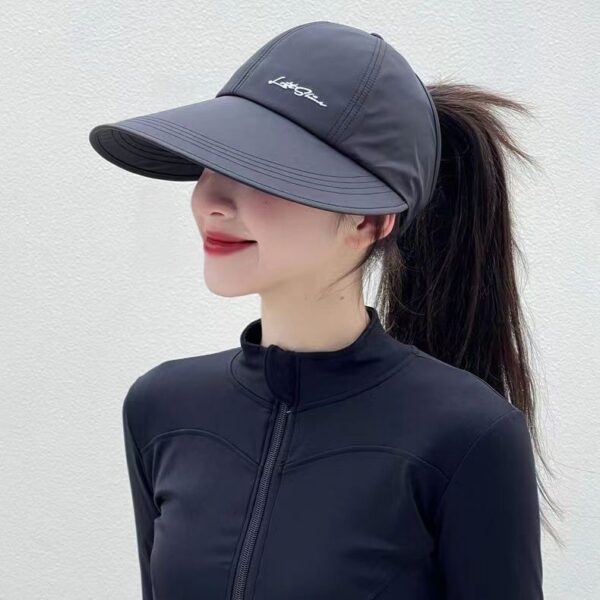 Wholesale Sunshade and Sunscreen Hat Women's Summer Oversized Brim Lightweight Breathable Quick-drying Duck Tongue Hat UV Protection Sun Hat