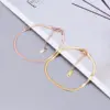 Wholesale Heart 304 Stainless Steel Titanium Steel Waterproof Non Tarnish No Inlaid PVD Coated Real Gold Plated 18K Gold Rose Gold Plated Women'S Anklet