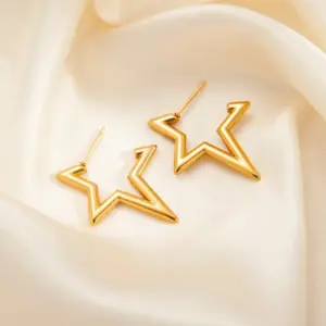 Star Glossy Earrings