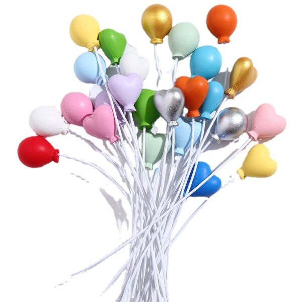 Wholesale Colorful Stereo Balloon Insert Cream Glue Mobile Phone Case DIY Material Package Handmade Small Jewelry Resin Accessories