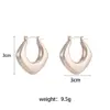 Wholesale 1 Pair Simple Style Round Solid Color 304 Stainless Steel 18K Gold Plated Earrings