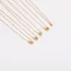 Wholesale PVD Coated Letter 304 Stainless Steel Casual Classic Style Streetwear Waterproof Non Tarnish 304 Stainless Steel Pendant Necklace