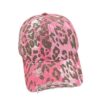 oly-6a9737d19bbf079e9359f92b99e076a4 Wholesale 2025 New Pink Leopard Print Ripped Baseball Cap, Fisherman's Hat, Women's Early Spring Fashionable Bucket Hat, Face-Slimming Cap, Men's Front Cap