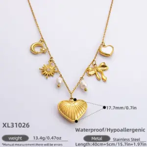 Xl31026 / Electroplating 18K Real Gold