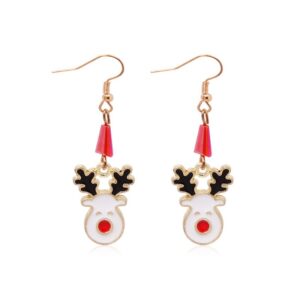 Deer head earrings