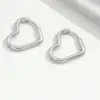 Wholesale Real Gold Plated Heart Shape 304 Stainless Steel Casual Simple Style Waterproof Non Tarnish Earrings