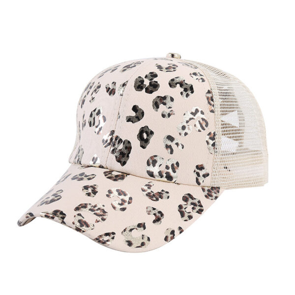 Wholesale Outdoor sports baseball cap women's fashion baseball cap casual peaked cap sunshade fashion mesh pattern