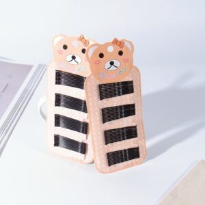 Wholesale Korean version of jewelry classic black fine hairpin edge clip stall supply a small commodity