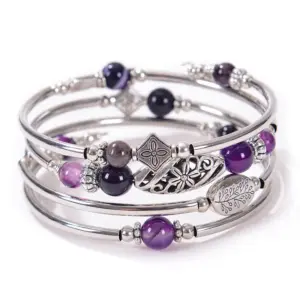 Purple Striped Agate Style