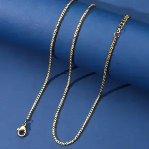 1.5mm Box (gold) / Length: 45+5CM