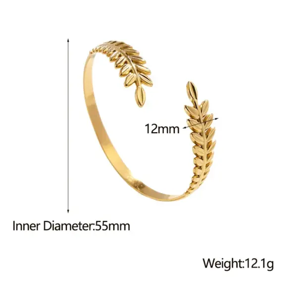 Wholesale Fashion Grain 304 Stainless Steel 18K Gold Plated Stainless Steel Bracelets In Bulk