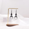 oly-6b0b45ac74548de2a736accf7ced3985 Wholesale Halloween Dark Punk Style Moon Circle Earrings