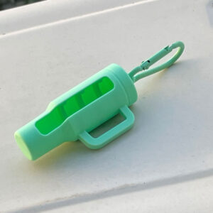 Protective case + carabiner/cup (mint green)