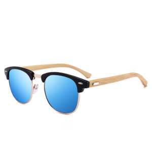 Bright Black Frame Ice Blue