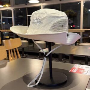 Outdoor fishing fisherman hat-creamy-white / Adjustable (head circumference 56-59cm)