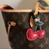 oly-6b241f1a0f00847da2045e8a80e7d39d Wholesale Factory direct pu leather cherry pendant leather cherries retro bag pendant key chain hanging jewelry