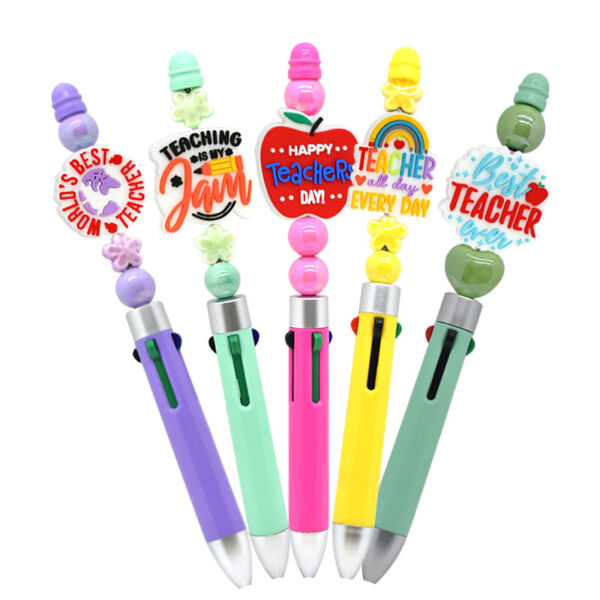 Wholesale Cartoon Phrases Teacher's Day Beads