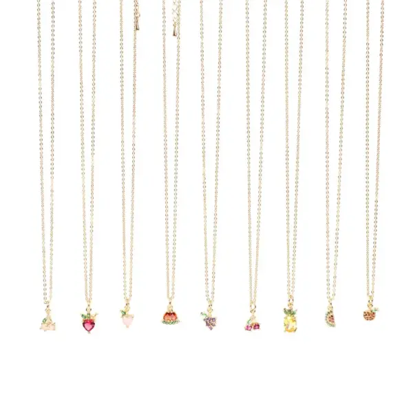 Wholesale Copper Fruit Copper Necklaces