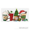 Wholesale Christmas Santa Claus Snowman Drink