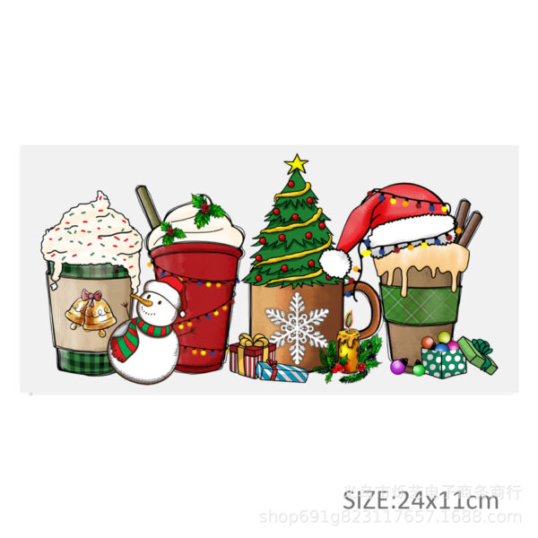 Wholesale Christmas Santa Claus Snowman Drink