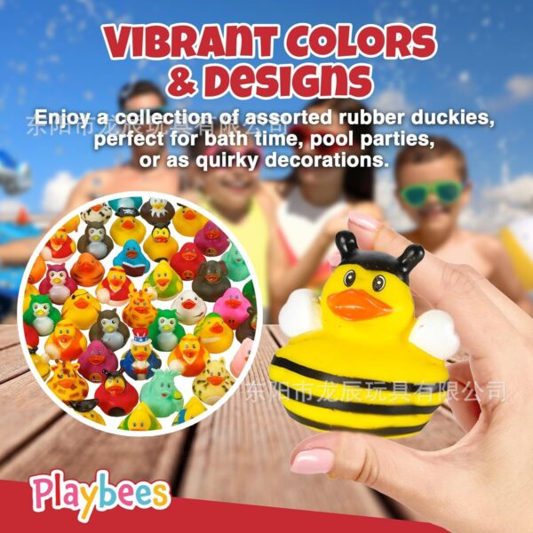 Wholesale Cross-border creative yellow duck children's bath toy manufacturers spot wholesale bathroom water toys vinyl duck new