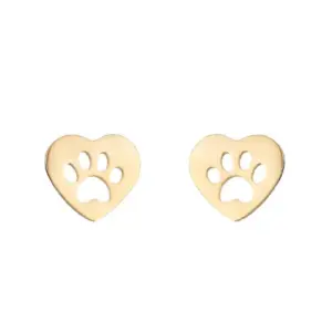 439 Love Footprints Golden